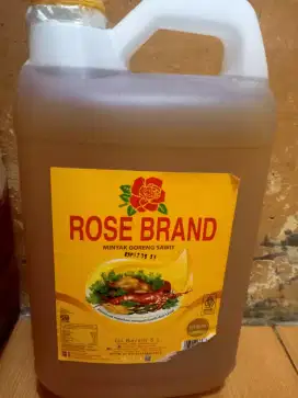 Minyak goreng rose brand 5 Lt kondisi baru exp lama