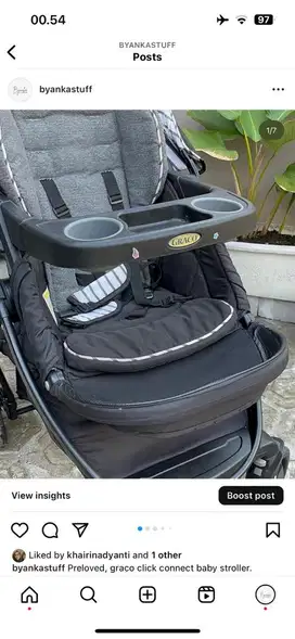 JUAL STROLLER GRACO click connect 3in1