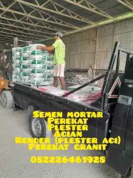 Plester bata ringan perekat render skim coat acian