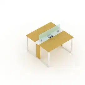 Meja Kantor Meja Kerja New Modern Series Partisi Konfigurasi 2 staff
