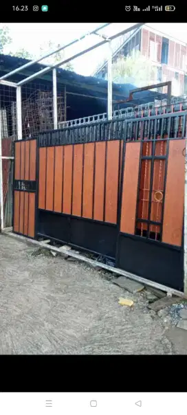 Pagar minimalis holo galvanis terbaru a/03,