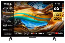 TV TCL 65 P755 Google Tv 4k-HDR 10+ 65in