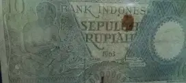 Uang kuno koin dan kertas