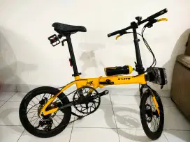 Sepeda Fold X lite - Yellow