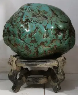 Batu Pirus Persia biru jumbo