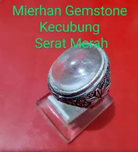 Batu Cincin Kecubung Serat