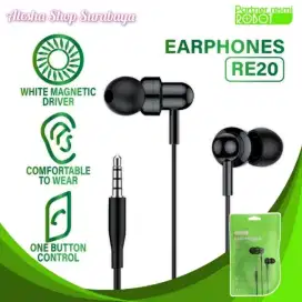 Earphone ROBOT RE20 Headset Super Bass Powerful Stereo Sound