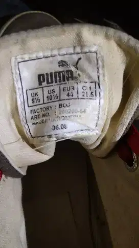 Sepatu 44 puma original siap pakai nego cod rungkut ganku gpl
