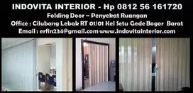 pintu lipat pvc penyekat ruangan.