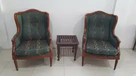 Sofa Santai Ukuran Jumbo dari Kayu Jati Lawas ( Mewah )