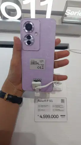 CASH/KREDIT OPPO  RENO11 F 5G PAKAI HOMECREDIT BUNGA 0% FREE 2 KALI