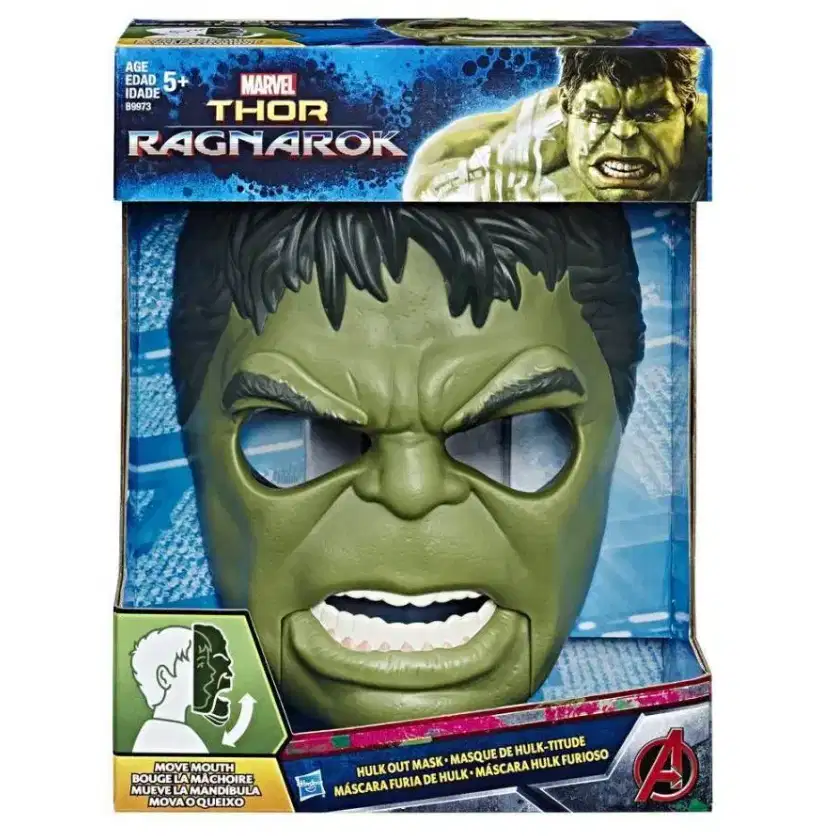 Topeng Cosplay Hulk Mask Original Ragnarog Hasbro