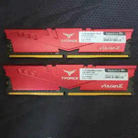 1 lagi memory/Ram PC DDR4 TFORCE VULKAN 8GB dari Team group