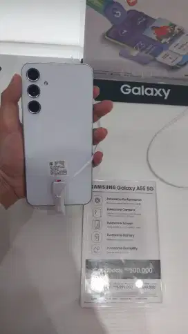 CASH/KREDIT SAMSUNG A55 5G PAKAI HOMECREDIT BUNGA 0% FREE 2 KALI CICIL