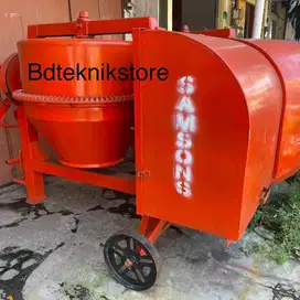 Mesin Molen Pengaduk Cor Semen Samson 50 KG + Disel R 180 / 8 PK