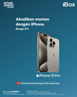 Kredit iphone 15 pro max bunga bisa 0%