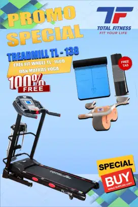 Treadmill elektrik tipe TF 138//inclene otomatis