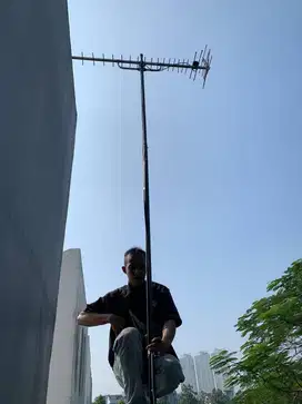 PASANG PEMANCAR ANTENA TV DIGITAL AREA PEKAYON