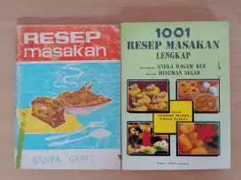 Buku Jadul Resep Makanan Preloved