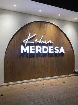 Huruf timbul | papan nama | neon box | reklame | acrylic | murah