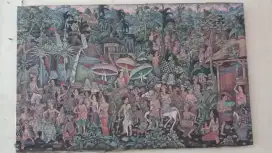 Lukisan kanvas Bali