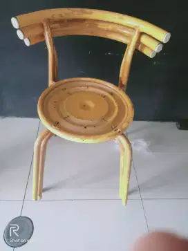Bangku x cafe bahan besi kokoh