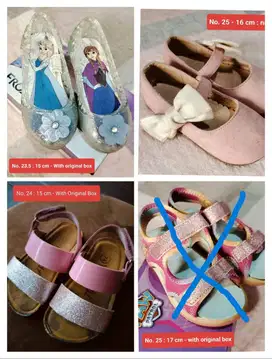 Prelove Sepatu Sandal Anak Size 23 - 25