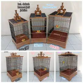 Sangkar jati berbagai ukuran