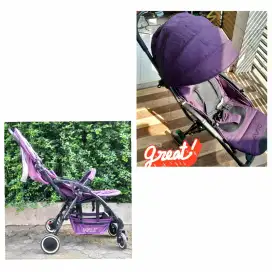 (FREE ONGKIR + NEGO) STROLLER BABYELLE UNGU