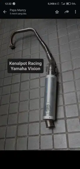 Knalpot vixion merk dbs original