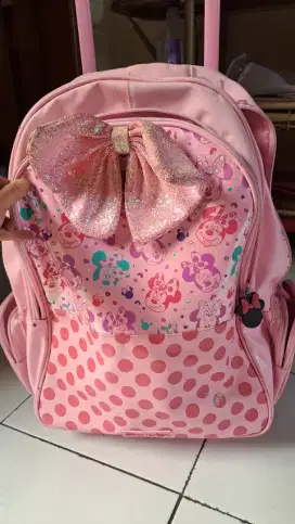 Tas Anak Smiggle Pink MINNIE MOUSE