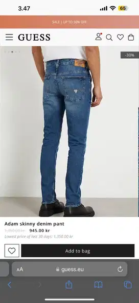 Guess jeans adam skinny