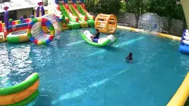 Inflatable water playground