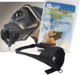 Dog Muzzle mouth cover penutup mulut anjing