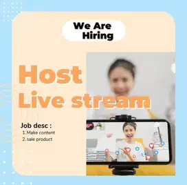 Lowongan kerja full time live streaming