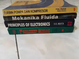 Buku-buku bekas untuk jurusan teknik industri