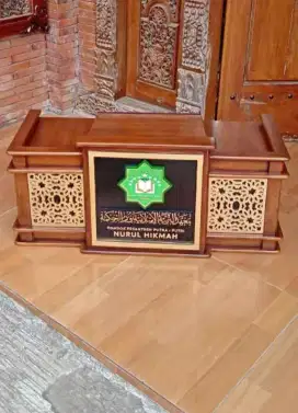 Mimbar masjid mimbar lesehan