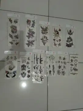 Sticker Tatoo Tahan Lama Murmer !!!