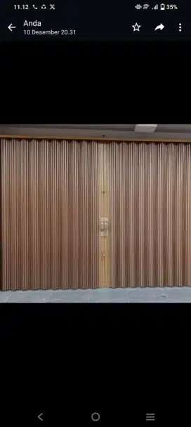 Roling door folding gate