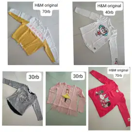 Sweater dan kaos lengan panjang anak