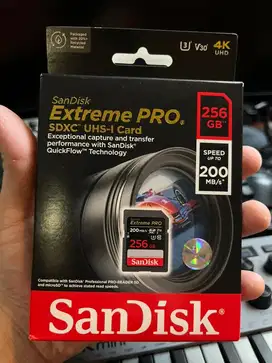 SanDisk extreme pro 256 Gb