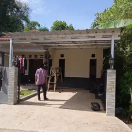 Kanopi baja ringan atap galvalum polos murah terpasang untuk parkiran