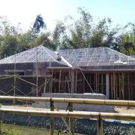 1 paket renovasi atap lama kayu ganti baja ringan