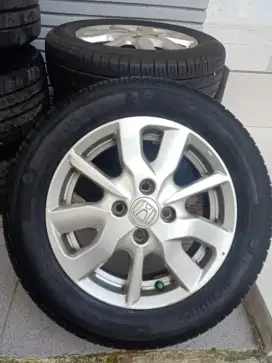 Velg & Ban OEM Brio R14 Good Condition