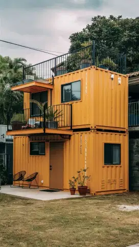 CONTAINER RUMAH, HOTEL,CAFE,VILA DLL 10FT/20FT/40FT AND ALL TYPE