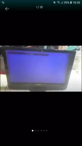 Tv LED Toshiba kond normal syg layar kerut2 utk yg phm sj hrg murah