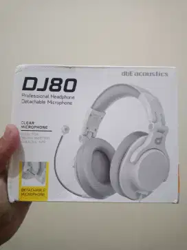 dbE DJ80 Putih Foldable DJ Headphone with Detachable
Microphone