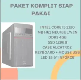 RAKITAN I3 2120 KOMPLIT SIAP PAKAI