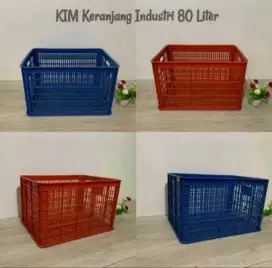 KIM Keranjang Industri 80 Liter Deluxe (

Merah & Biru)