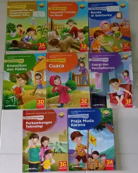 Buku Teks Tematik Terpadu JSIT tema 1-Tema 8 Untuk Kelas 3